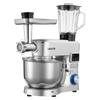 Küchenmaschine, 5,7 L Elektrische Küchenmaschine, 1500W Teigkneter, 6+P Geschwindigkeiten Kippkopf Lebensmittel-Mixer mit 1,5 L Mixbecher, Edelstahlschüssel, Teig