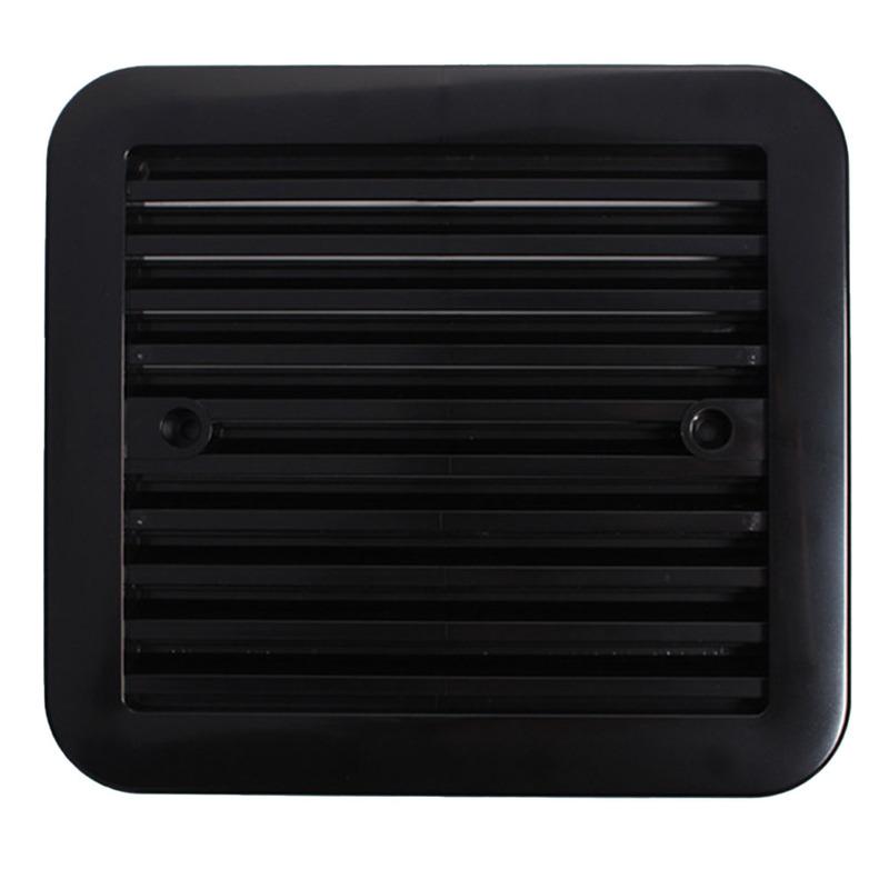 Caravan Ventilation Fan Grille Double Window Side ABS Refrigerator Vent Louver Suitable for Yachts Trailers and RVs