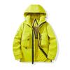Men Warm Graphene Cotton Jacket Three Proof Hooded Fashionable Outdoor Workwear