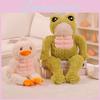 Muscle Frog Duck Plush Toy Fitness Stuffed Doll Gift For All Ages