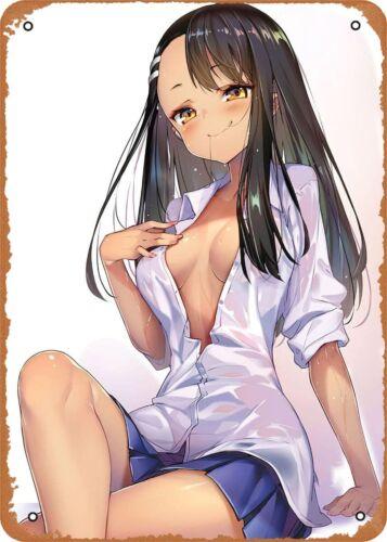 

Poster Nagatoro figure metal tin sign Nagatoro Wall Art Decor Tin SigninchAluminum 20x30cm（7.8x11.8inch）