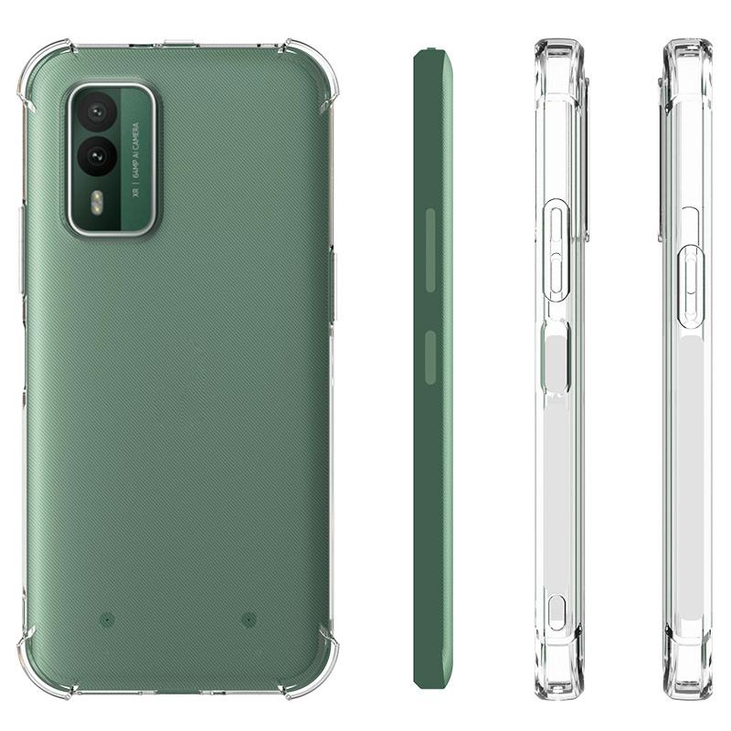 EUCAGR Для Nokia XR 21 XR21 Чехол Воздушная Подушка Прозрачный Воздушный Мешок Силикон Мягкий ТПУ Задняя Крышка Чехол для Nokia XR21 NokiaXR21 5G 2025 Nokia XR21