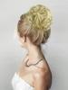 ALAN EATON Claw Clip Messy Bun Hair Piece for Women BLonde Synthetic Wavy Curly Ponytail Hairpiece for Daily Wear Multi-color Option 10 Inch