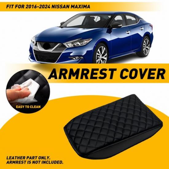 Center Console Lid Cushion Armrest Pad Protect Cover Fit 2016-2024 Nissan Maxima