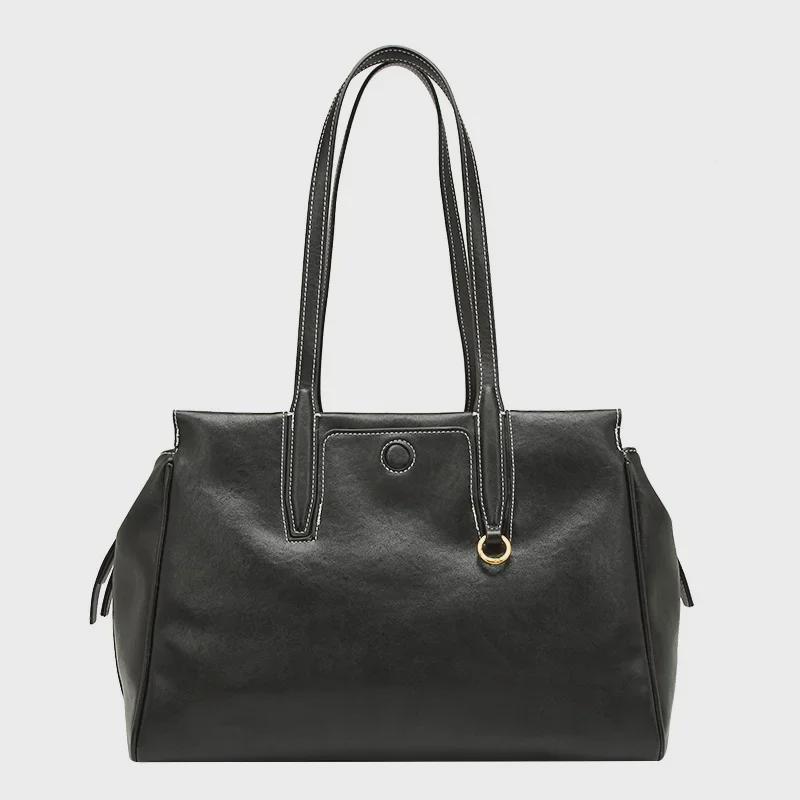 2024 Women's Retro Large-Capacity Travel Tote and Commuter Shoulder Bag