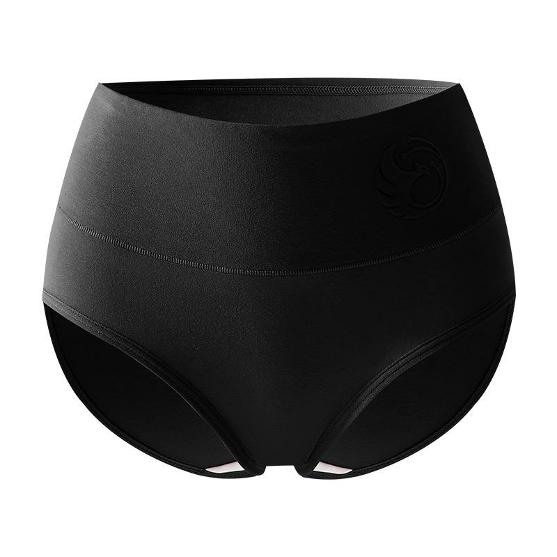 Underkläder i stor storlek för kvinnor Ren bomull Hög midja Åtsittande Triangelskurna utan sömmar Antibakteriella egenskaper Trosor