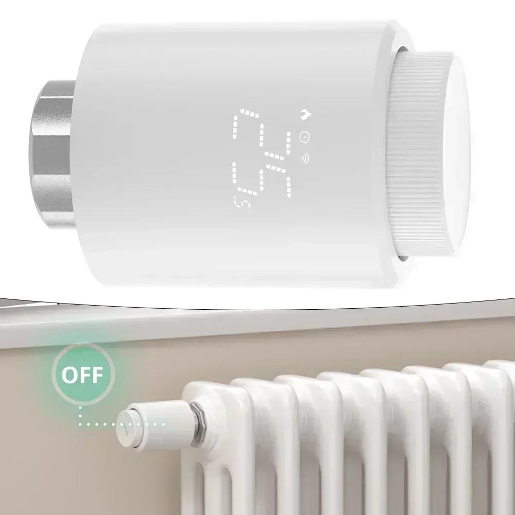 

Thermostatic Radiator Valve for Zigbee Systems with Open Window Detection Voice and APP Control for Home Heating Safety China Mainland