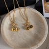 Cherry Titanium Steel Necklace Accessories Women's Light Luxury High-end Clavicle Chain Rust Steel Jewelry