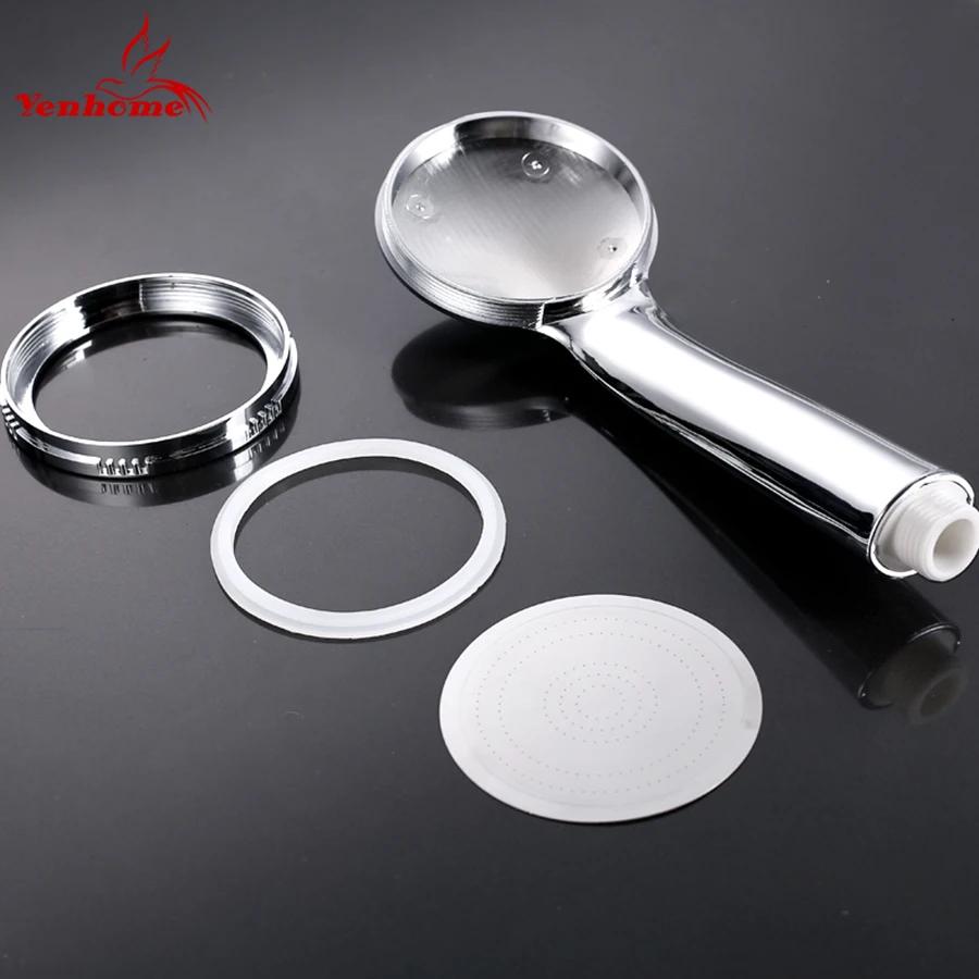 Hand Held High Pressure Shower Head ABS with Chrome Water Saving Shower Head Bathroom Accessories Head Showers Douche