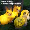 Harz Solar Tierleuchte für Garten Wasserdichte Cartoon-Statue für Hof Terrasse Niedliche Dekorative Lampe für Außenlandschaft