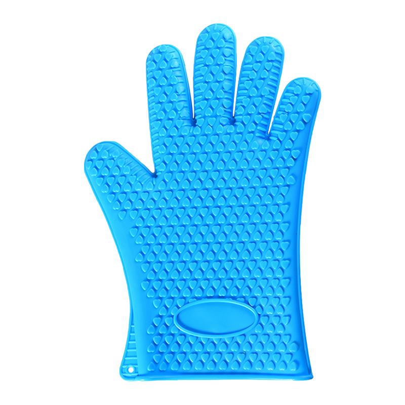 1/2Pcs Oven Mitts Baking Gloves 230 Heat Resistant Silicone Glove Kitchen Thicken Barbecue Oven Cooking Glove BBQ Grill Gloves