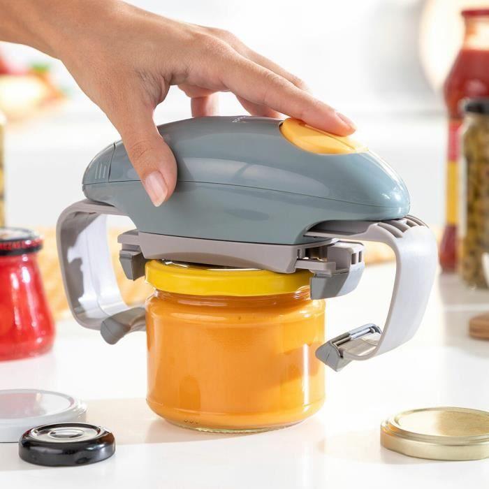 Ouvre-bocaux électrique - INNOVAGOODS - Lloucan - Arrêt automatique - Mains‑libres - Piles AA