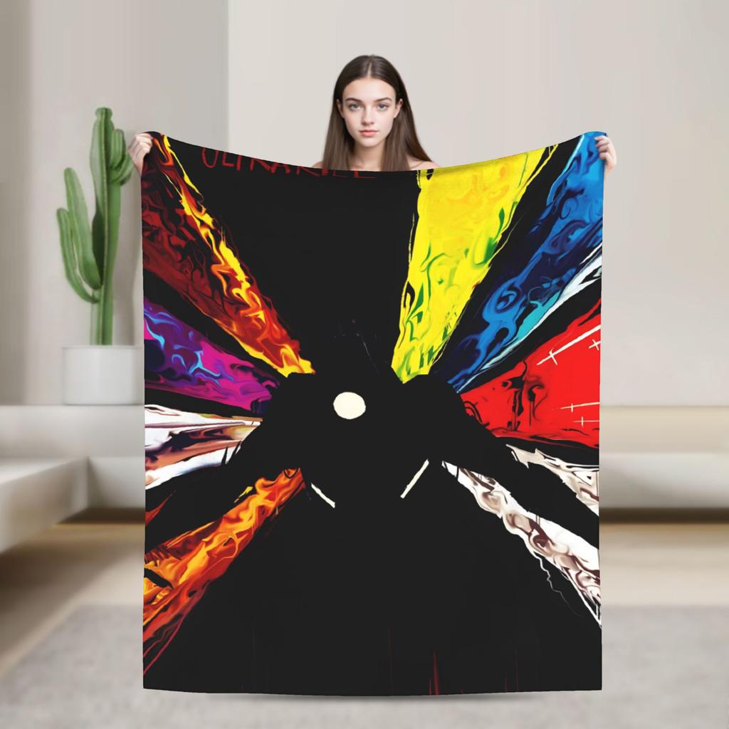 Ultrakill Gabriel game Blanket  Soft Warm Fluffy Plush Throw Blanket For Couch Chair Decorative Flannel Bedspread Bed Cover