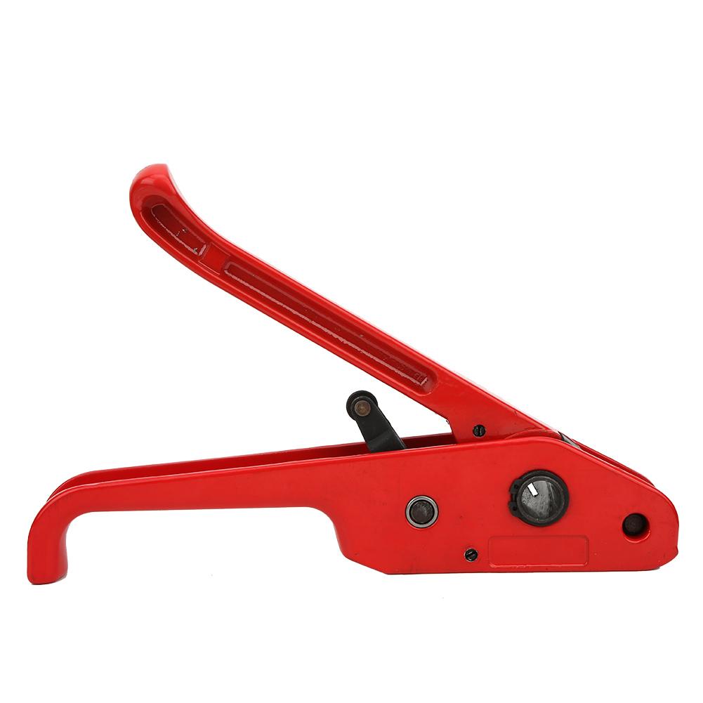 Handmatige Spanband Spanner Rood Slless Combinatiegereedschap Bindgereedschap voor 16~19mm PET/PP Tape