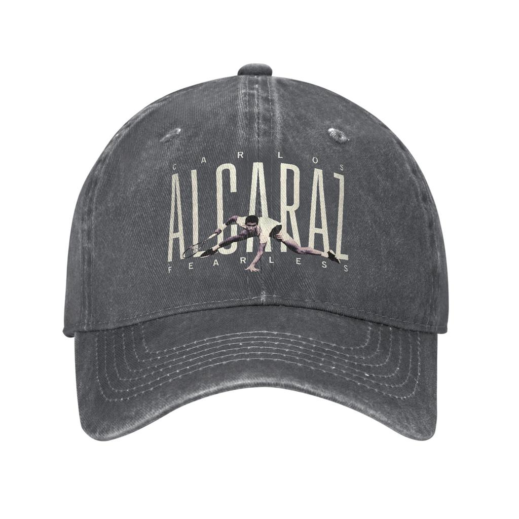 Gewaschene Baseballkappe Carlos Alcaraz Sommer Trucker-Mütze Für Unisex Damen Passend Retro Laufen Hippie Sonne Baseballkappen