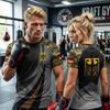 German Germany Flag National Eagle 3D Print Unisex Men Women MMA Kick Boxing Muay Thai T Shirt Quick Dry Short Sleeve Streetwear Retro Vintage Top Tee