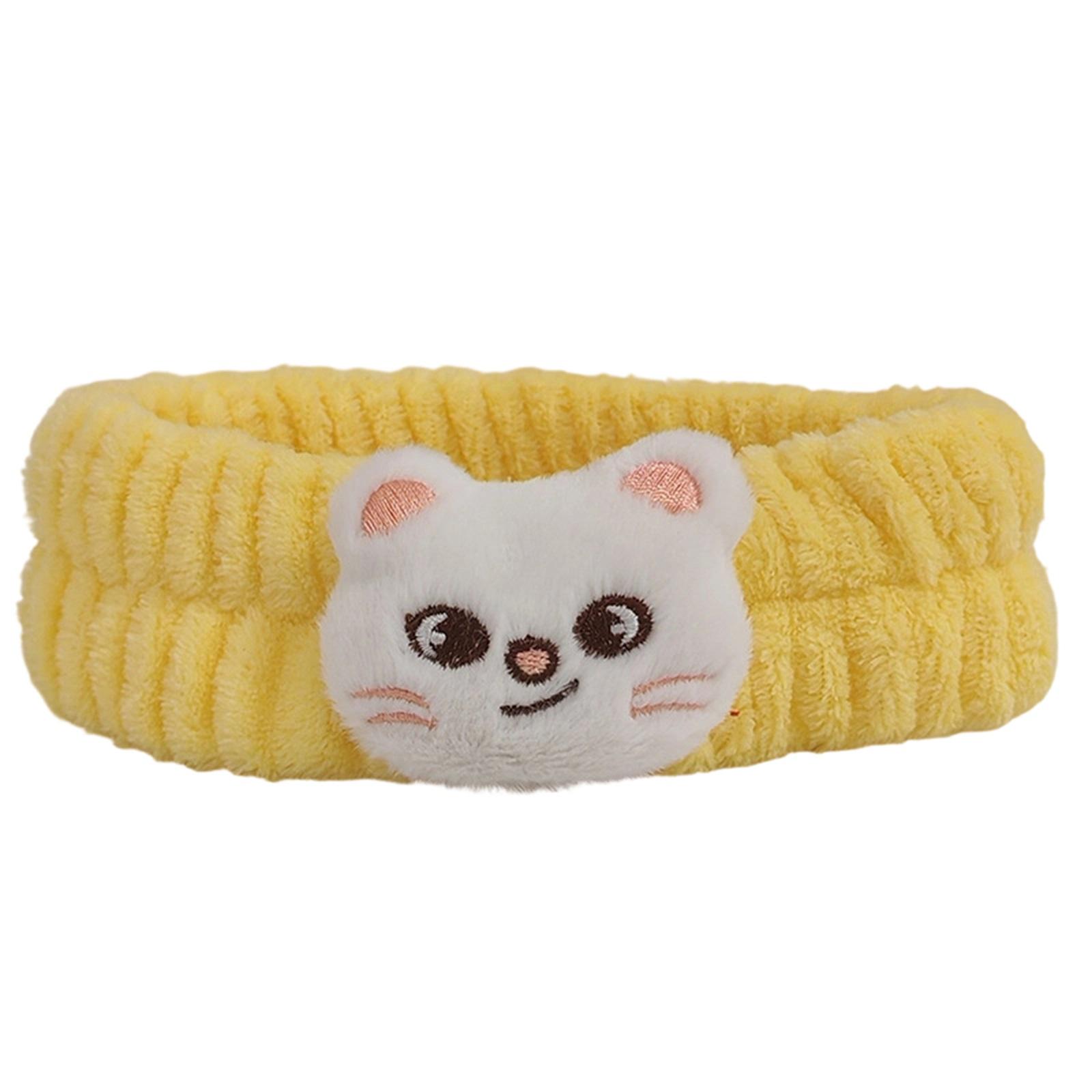 Cartoon Peripheral Children Face Washing Headband Headband Cute Headband Plush Headband Wrist Strap Application One Size