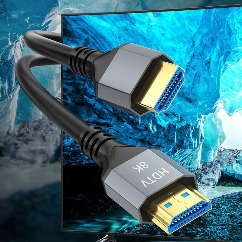8K HDMI Cable HDMI 2.1 8K@60Hz 4K@120Hz 48Gbps EARC ARC HDCP Ultra High Speed HDR For  PS5 PS4 Laptop HD TV Monitor Projectors