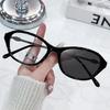 New Fashion Cat Eye Color-Changing Anti-Blue Light Glasses with Trendy Photochromic Lenses
