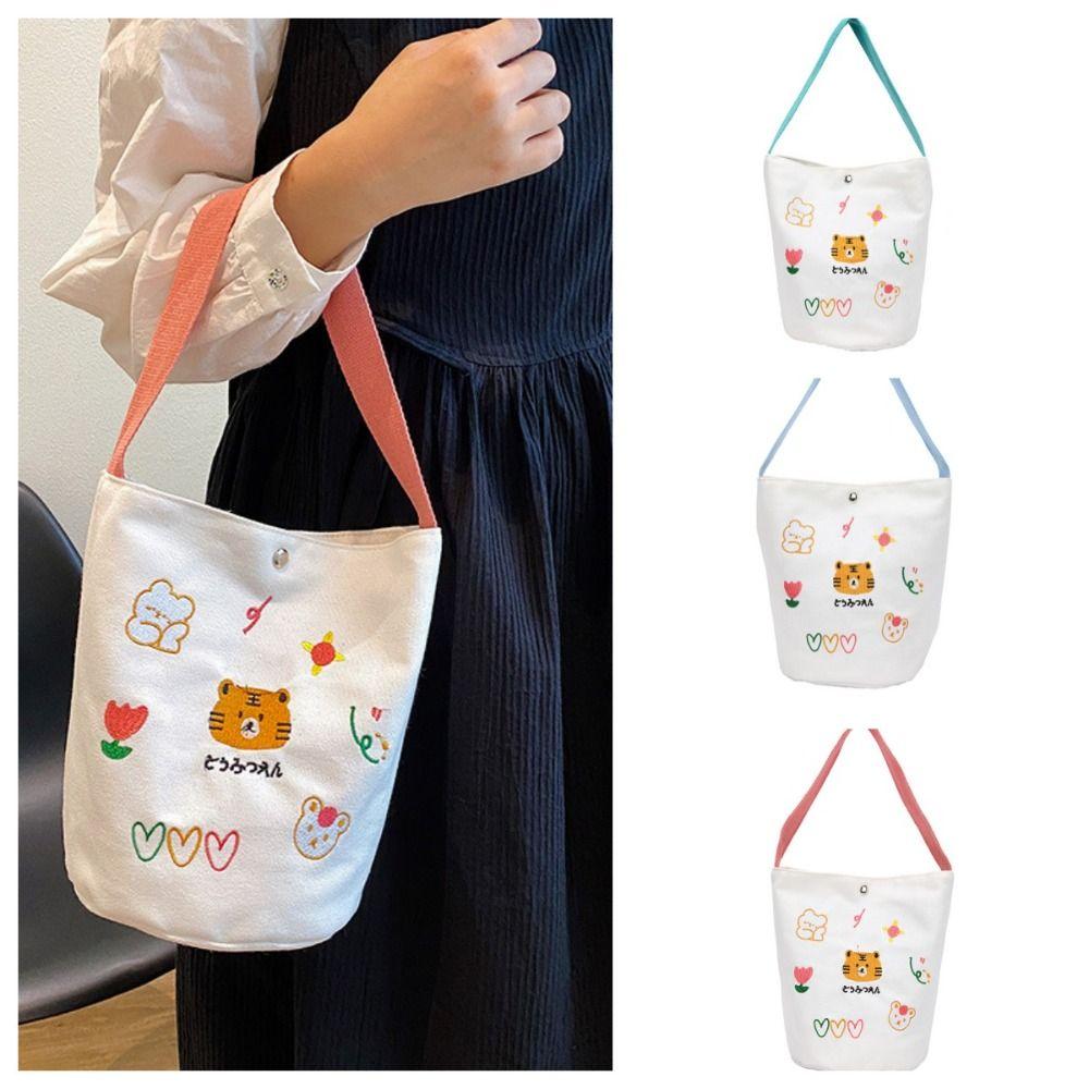 

Tiger Rabbit Bucket Bag Large Capacity Women Tote Bag Kawaii Mummy Bag Ladies