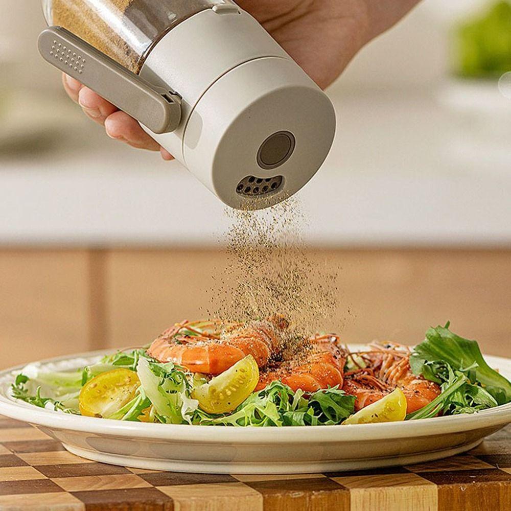 3Pcs Push Type Quantitative Sprinkler 180/250ml Spice Bottle Seasoning Container  Restaurants