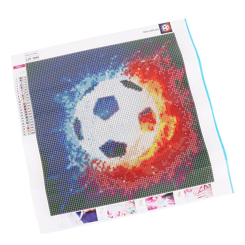 DIY Fußballmuster 5D Vollbohrer Diamantmalerei Stickerei Malereien Bilder Kunsthandwerk für