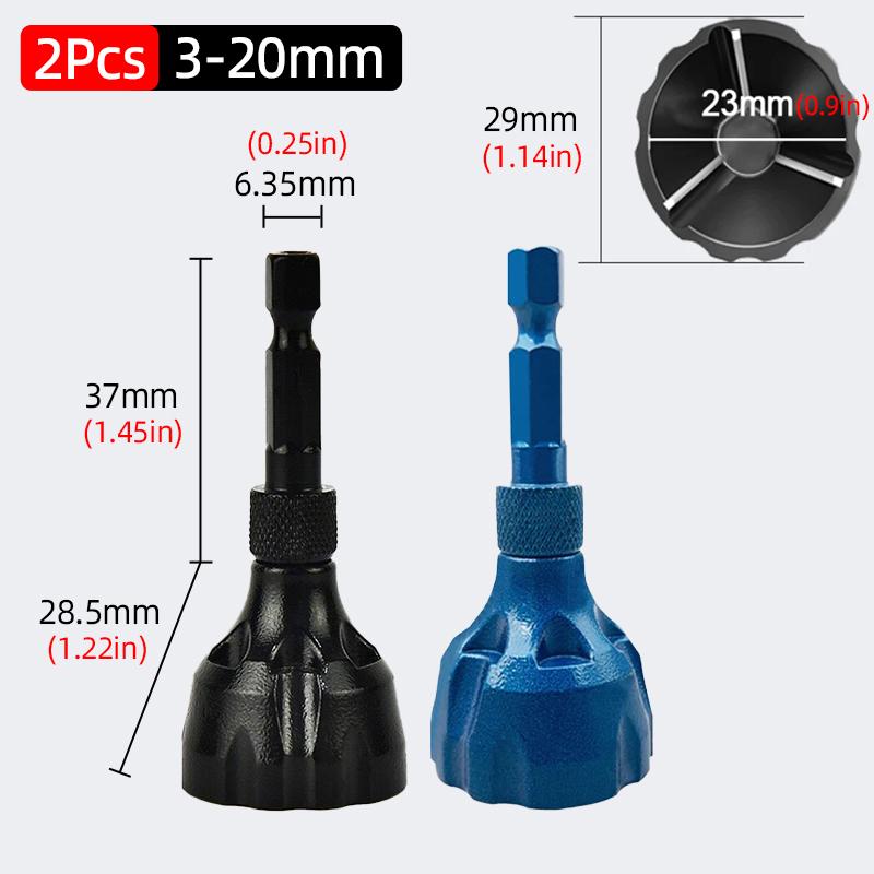 Deburring External Chamfer Tool Remove Burr Clean Bolt Tools Cutter Bolts Thread Fillet Trimming Knife Accessories 3-20mm 5-25mm