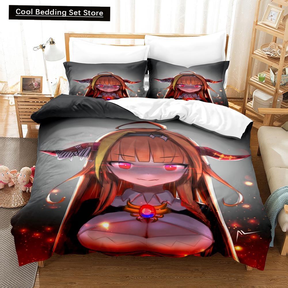 3D Printing Anime Kawaii Girls Kiryuu Coco Bedding Set Single Twin Full Queen King Size Bed Set Teenager Bedroom Duvetcover Sets