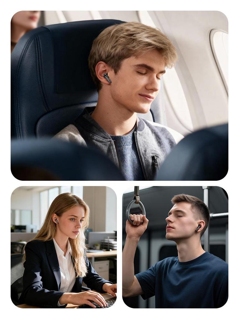 HOCO EQ34 Plus: Bluetooth 5.4 Earbuds with ANC, 7H Playtime & Hi-Fi Sound