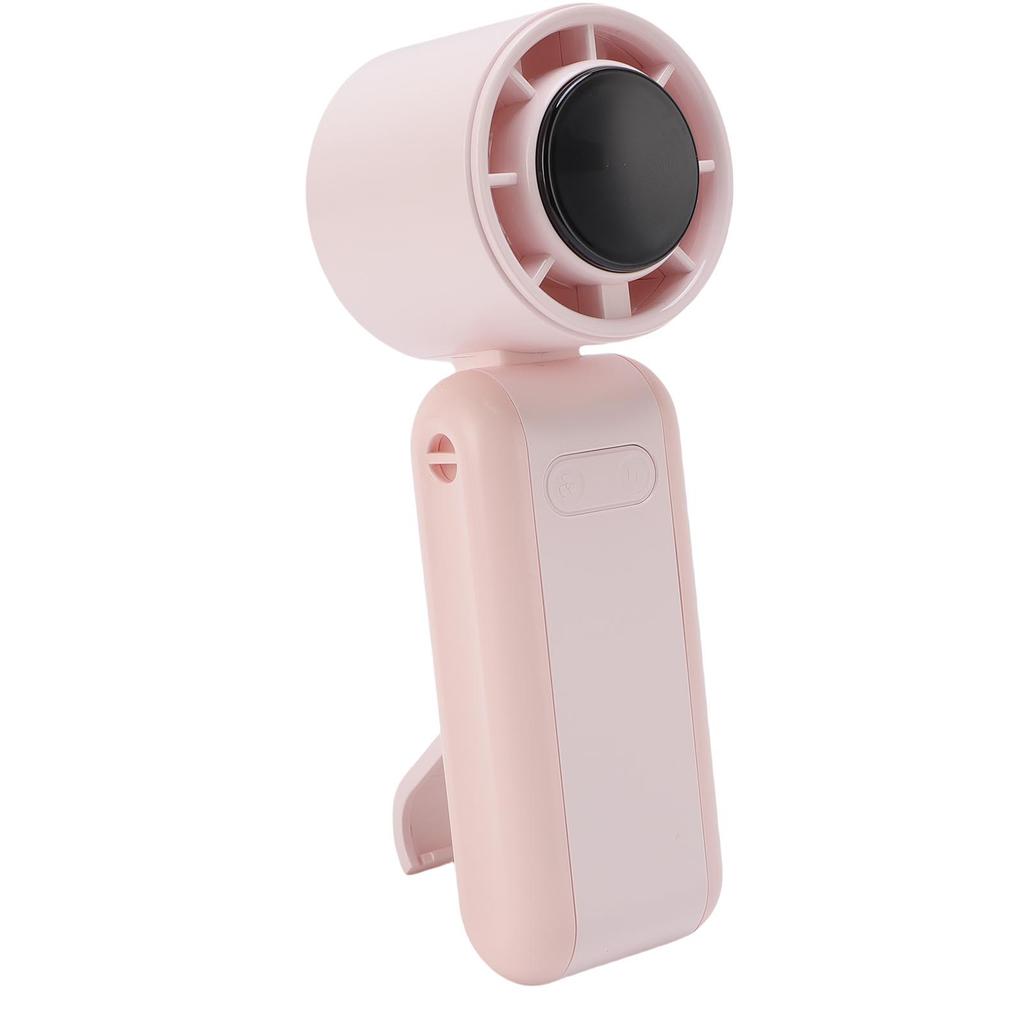 Handheld Fan 5 s Quiet Folding Digital Display Portable Fan with Stand for Travel Beach Outdoor Camping