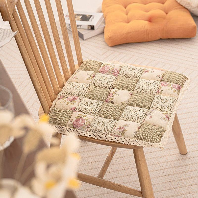 Lace Non-Slip Chair Cushion Pad for Dining and Living Room
