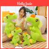 Adorable Green Dinosaur Plush Toy Soft Cuddly Cartoon Dinosaur Doll For Kids Gifts