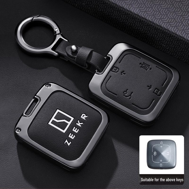 Bluetooth Schlüsseletui für Zeekr JiKe 007 - Auto Zubehör Schale, Schnalle und Herren Tasche
