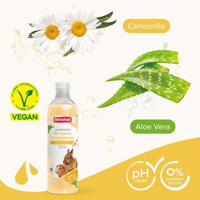 Shampoing Pour Rongeurs - BEAPHAR - Essentiel - Vegan - Sans Parabène - pH Neutre