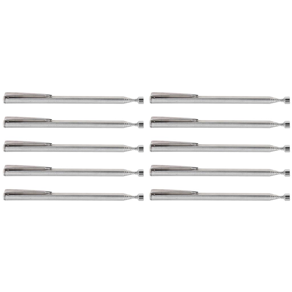 10-teiliges Teleskop-Magnet-Pickup-Tool aus Edelstahl mit Taschenclip