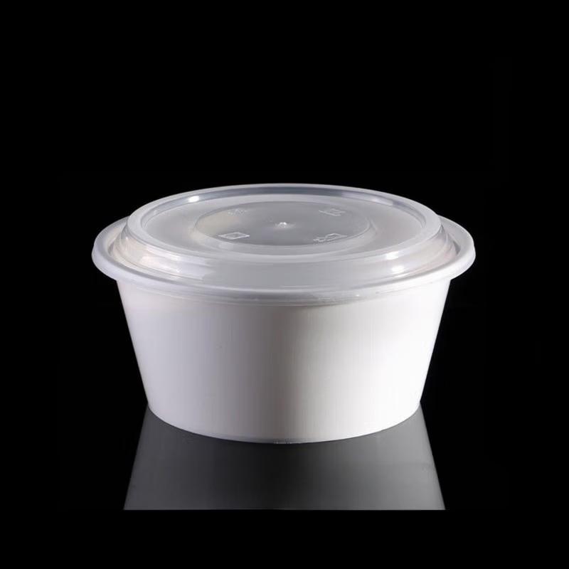 Disposable Round Food Containers & Soup Bowls with Lids