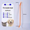 Disposable Pet Toothbrush for Dogs & Cats - Individually Wrapped for Oral Cleaning