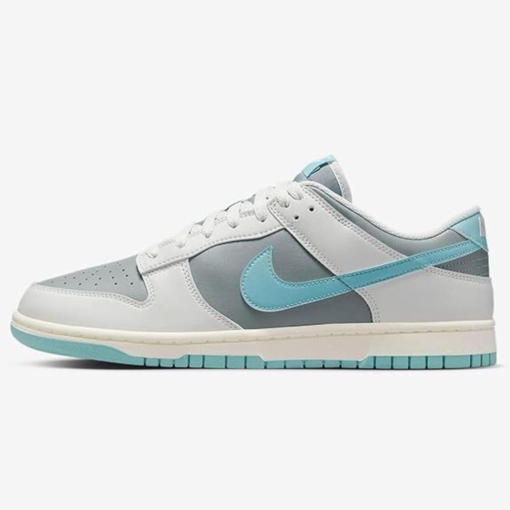 Nike Dunk Low Retro in size HF5441-001 Photodust/Smoke Gray/Sail/Denim Turquoise, 24.5cm