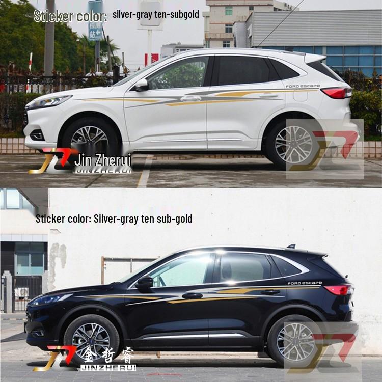 Ford Escape Waistline Color Strip: Custom Pinstripe Decorative Car Decal