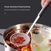 Stainless Steel Oil Separator Spoon - Kitchen Household Ladle with 100 Mesh Filter