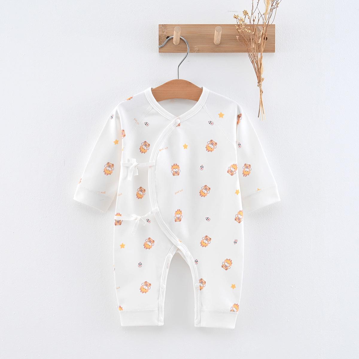 

Комбинезон-бабочка из чистого хлопка для новорожденных - Весенне-осенний ромпер 52 cm