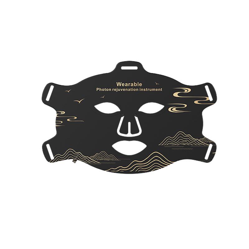 Beauty Neck Photon Rejuvenation Mask with Red & Blue LED Light for Home Use
