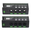 4-Kanal DMX512 RJ45 Ethercon Signal Extender RJ45 Ethercon Kabeladapterbox für Studioaufnahmen