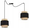 Hanging Lamp, Ceiling Chandelier, Lampshade, Boho Juta
