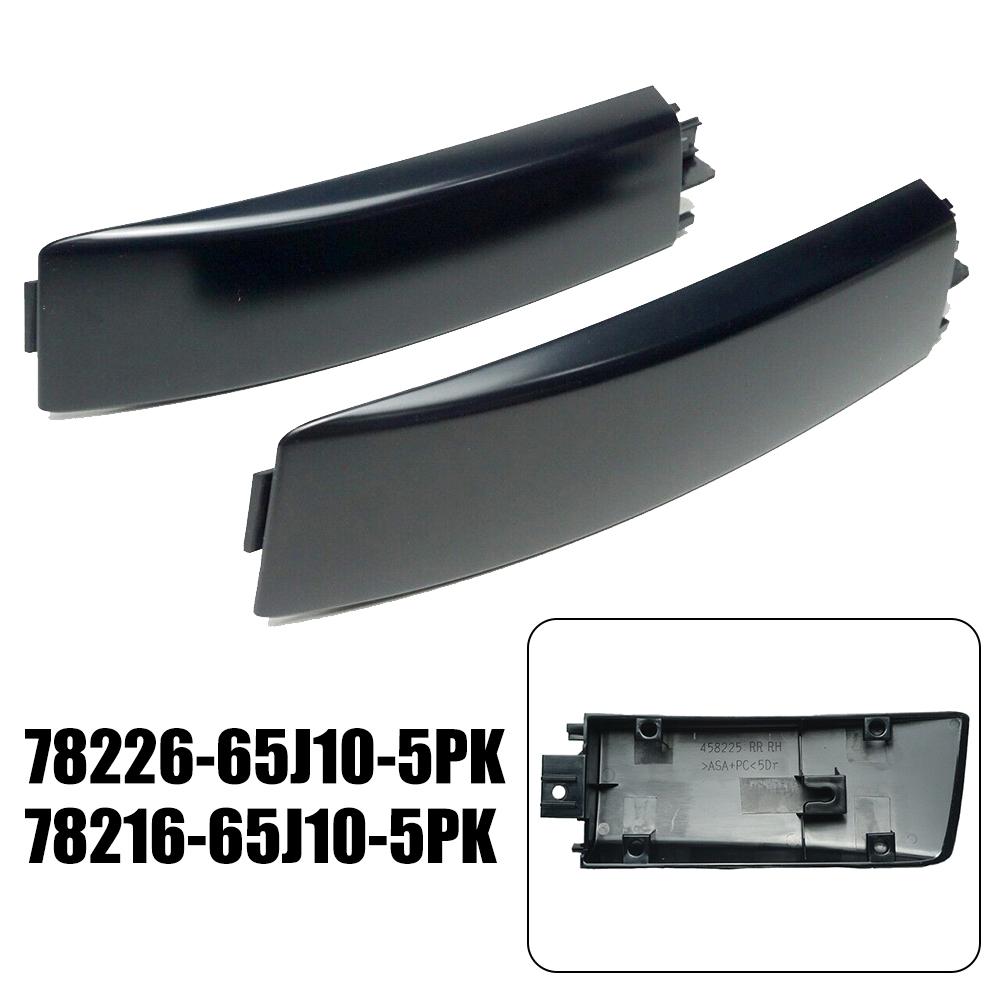 1 Pair Car Exterior Roof Rack Rail Rear End Cap L&R Side Rack Black Plastic Fit For Suzuki Grand Vitara 06-15 78226-65J10-5PK