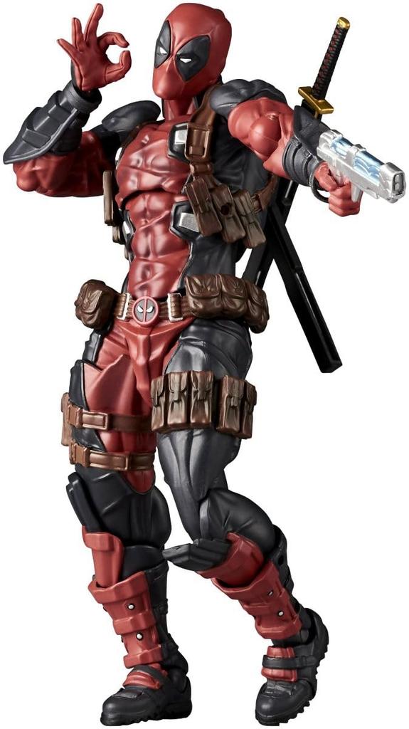 Kaiyodo Revoltech Amazing Yamaguchi Deadpool Ver. 2.5, Approximately 170mm Tall, Non-scale PVC & ABS Painted Action Figure