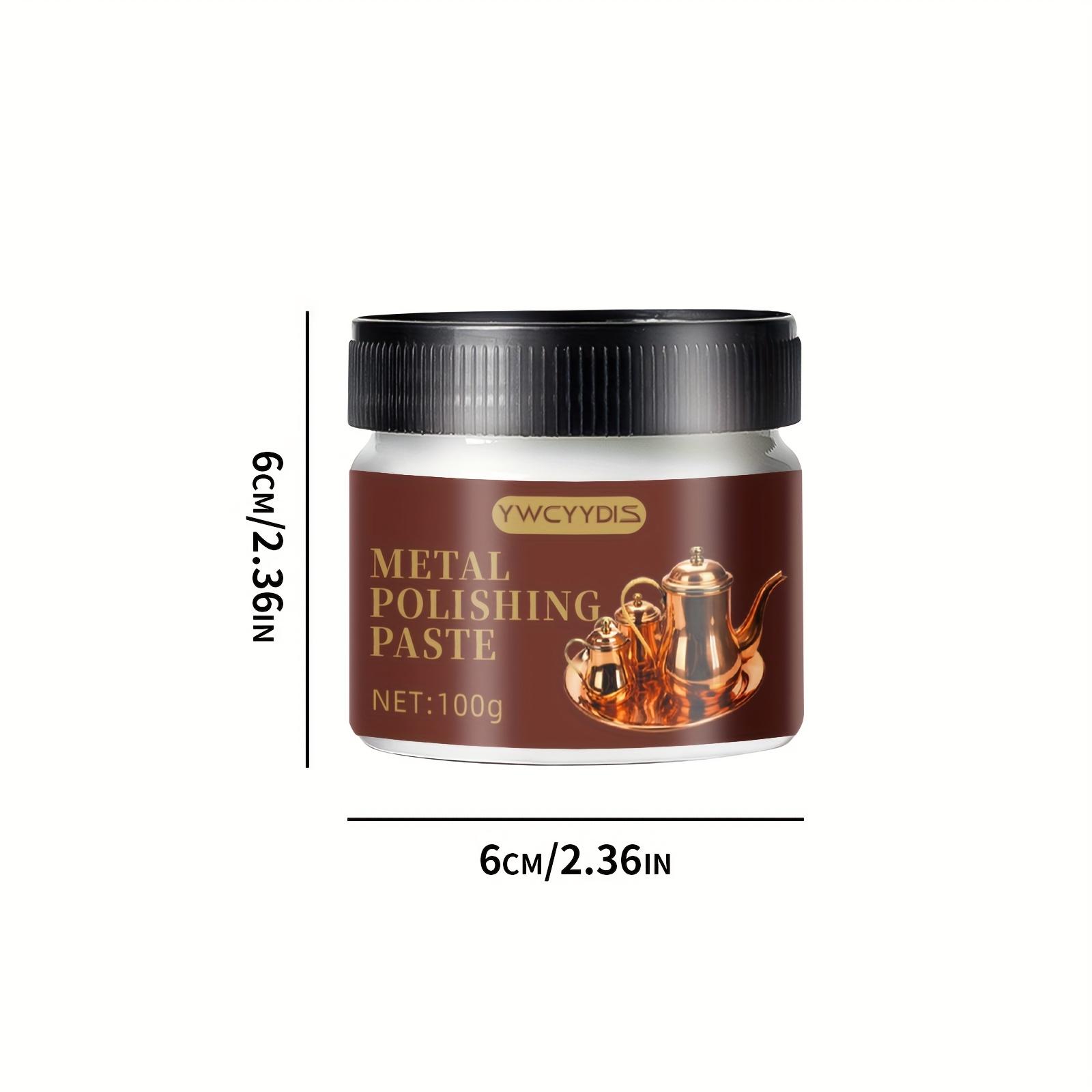 Brass Tarnish Polishing Paste Non-abrasive Metal Polish Cleaner for Polishing of Electrical Appliances, Restoring Metal Luster