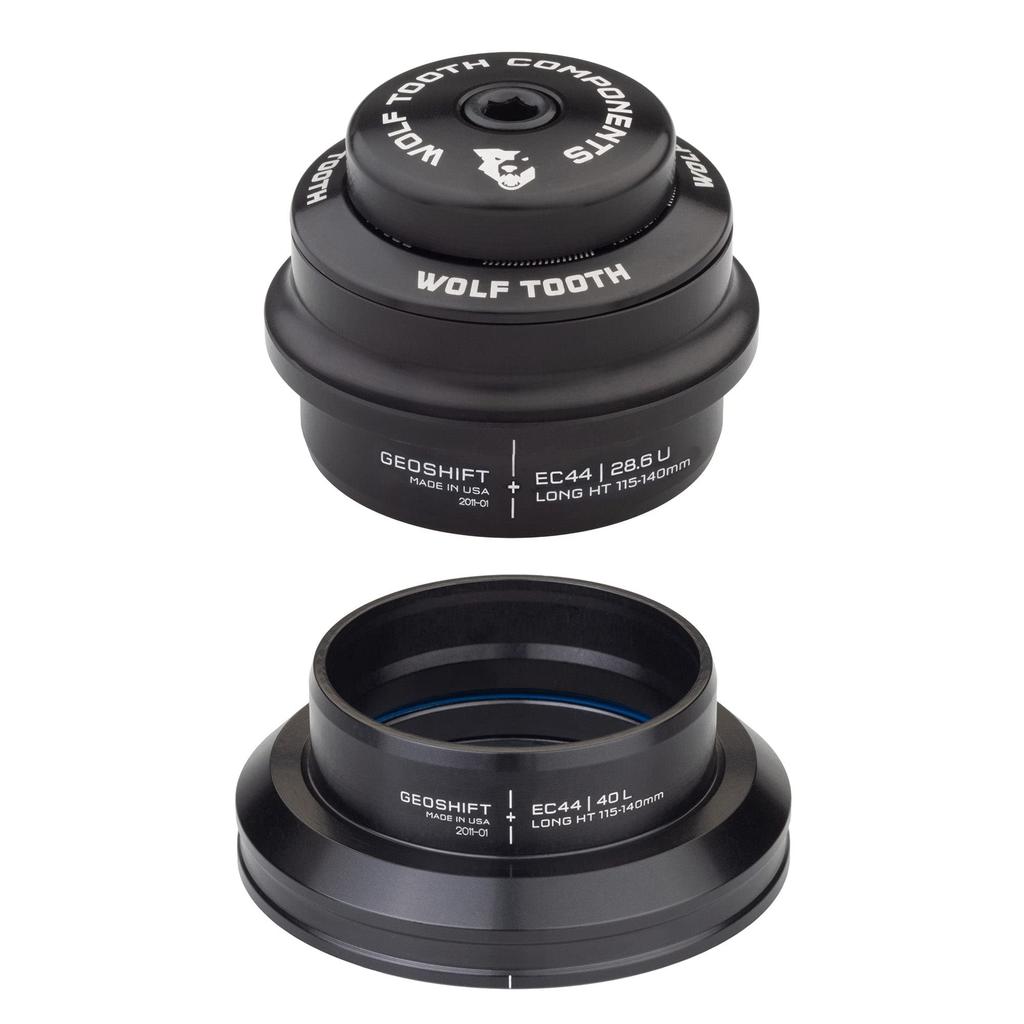 Wolf Tooth ZS44 Upper ZS56 Lower GeoShift Performance Angle Headset Long(115-140mm)
