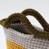 Raw Wool Knitting Kit #BC-5 Single Crochet Market Bag [Video Instructions]