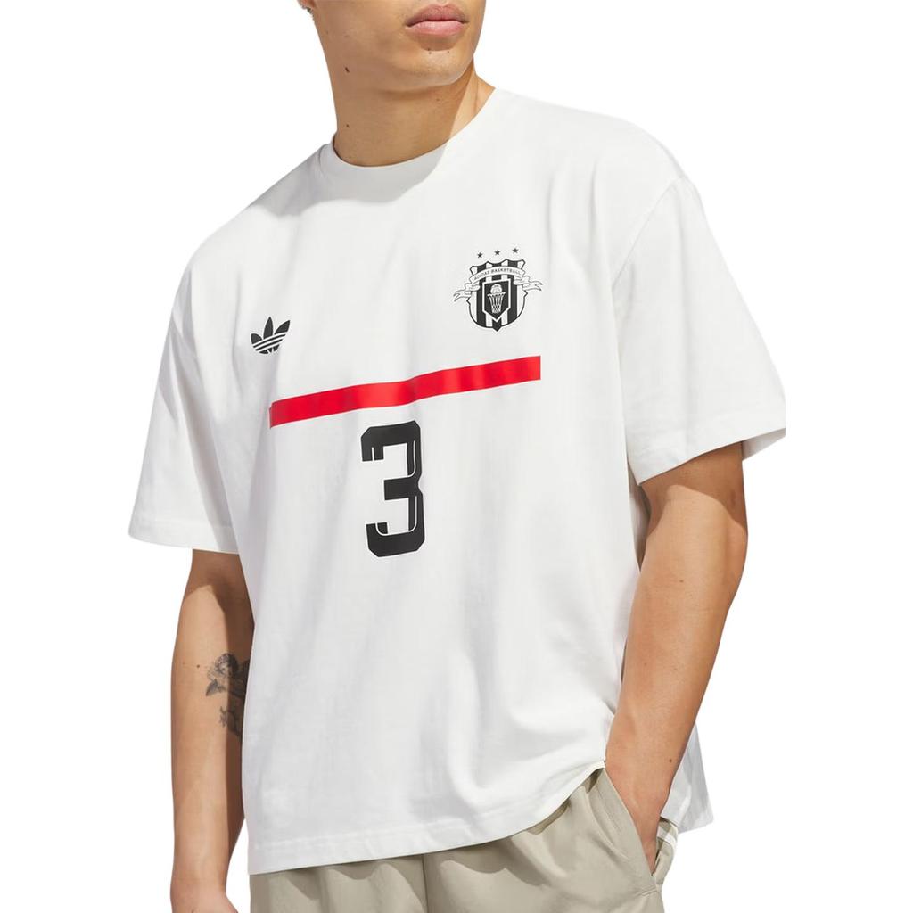 adidas Originals Jabbar Ss26 Einfarbiges Kurzarm-Rundhals-Komfort-T-Shirt Unisex Tops KB7848